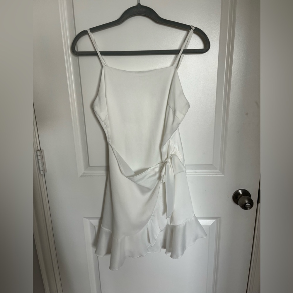 White Altar’d State Wrap Dress